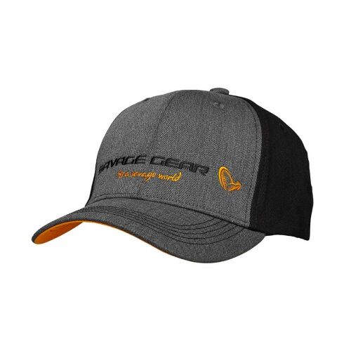 Savage Gear Strike Cap Grey Melange Black Şapka - 1