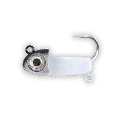 Seabor Lily Shad White Glow Jig Head - 1
