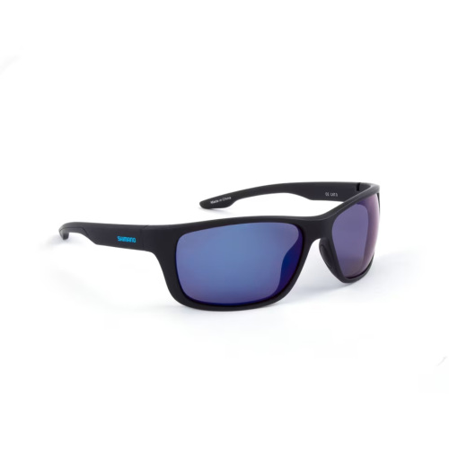 Shimano Antares Matte Black & Blue Mirror Polarize Güneş Gözlüğü - 1
