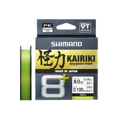 Shimano Kairiki 8+ 150 Mt Mantis Green İp Misina - 1