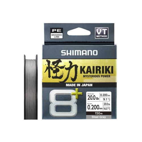 Shimano Kairiki 8+ 150 Mt Steel Gray İp Misina - 1