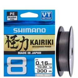 Shimano Kairiki 8X 150 M Steel Gray Örgü İp Misina - Shimano