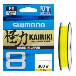 Shimano Kairiki 8X 150 M Yellow Örgü İp Misina - Shimano