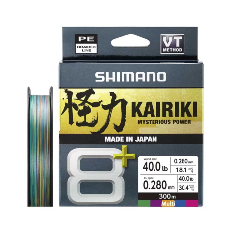 Shimano Kairiki 8+ 300 Mt Multi Color İp Misina - 1