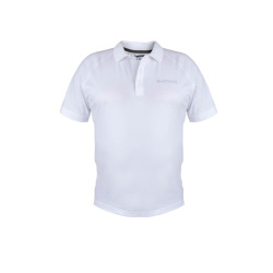 Shimano Kısa Kollu Polo Yaka Beyaz T-Shirt - Shimano