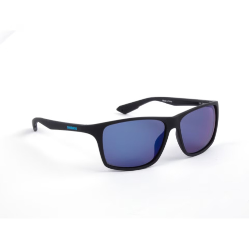 Shimano Technium Matte Black & Blue Mirror Polarize Güneş Gözlüğü - 1