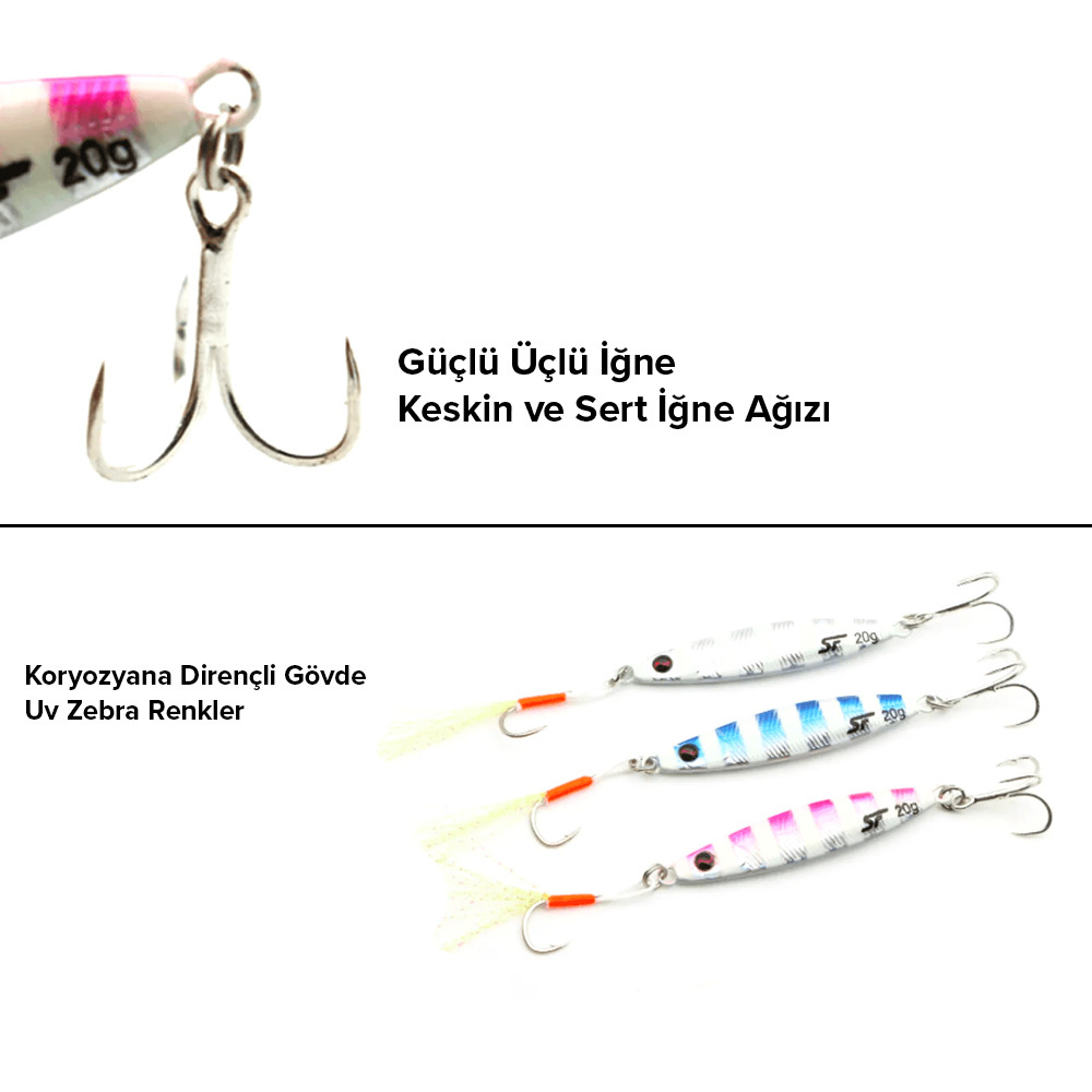 Shufa Zebra Mix Series 5 Cm 14 Gr Jig Yem JIG YEM Shufa
