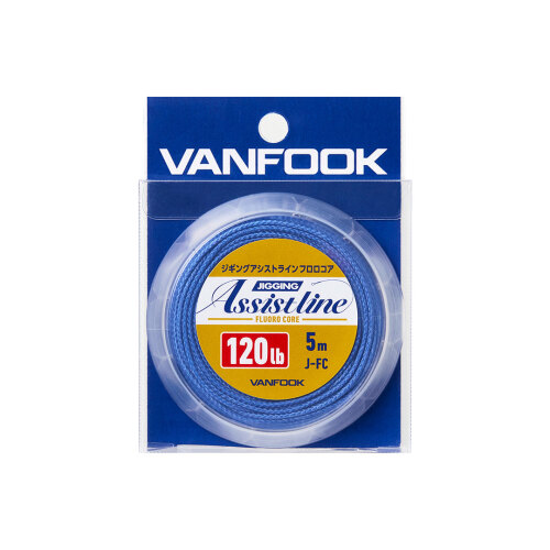 Vanfook J-FC Jigging Assist Line Mavi Kevlar İp - 1