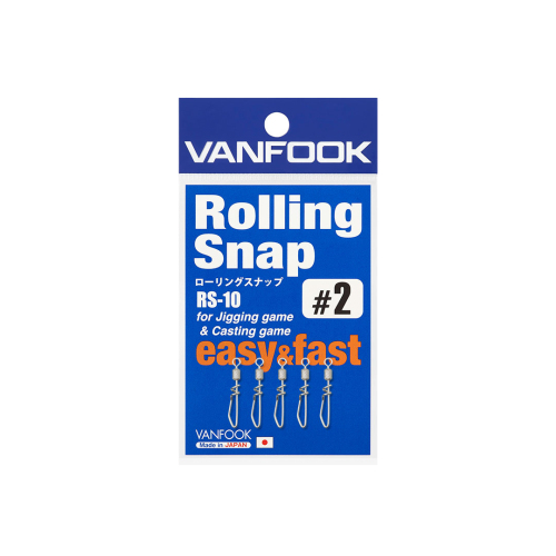 Vanfook RS-10 Rolling Snap Silver Klipsli Fırdöndü - 1