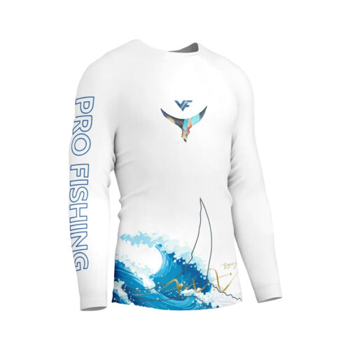Visual Fishing Performance Beyaz Forma T-Shirt - 1