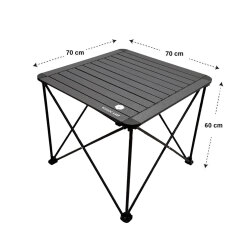 Windcamp Alüminyum Katlanır Silver Büyük Kamp Masası - 2