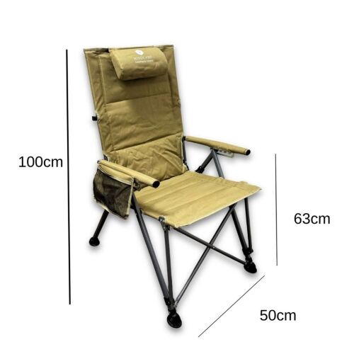 Windcamp Katlanabilir Premium Bej Kamp Sandalyesi - 2
