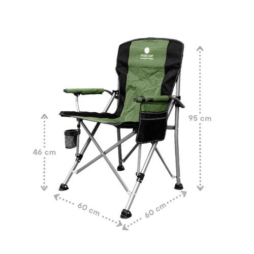 Windcamp Katlanabilir Yeşil Lüx Kamp Sandaylesi - 3