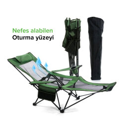 Windcamp Şezlong Tipi Katlanabilir Kamp Sandalyesi - 5